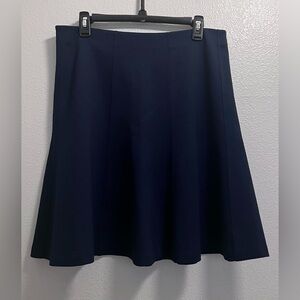 NWT Lauren by Ralph Lauren Navy A-line skirt (size M)